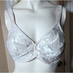 Wacoal 85567 Awareness Full Coverage Unlined Underwire Two Ply Bra Beige 36D